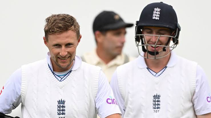 Joe Root and Harry Brook Joe Root and Harry Brook